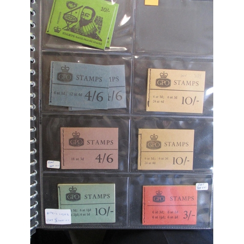 311 - Collection of pre decimal QE booklets in 2 albums, earlier issues a little mixed condition but some ... 