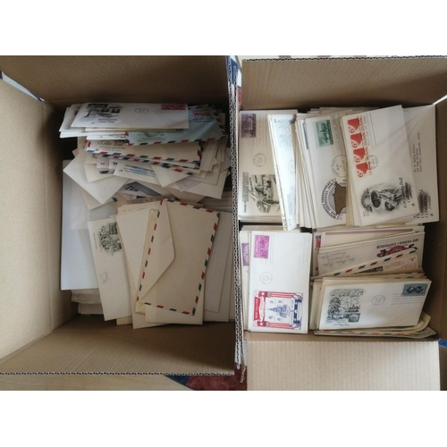 43 - Enormous loose accum world FDCs and commemorative covers, incl USA, France, Japan, Germany, Australi... 