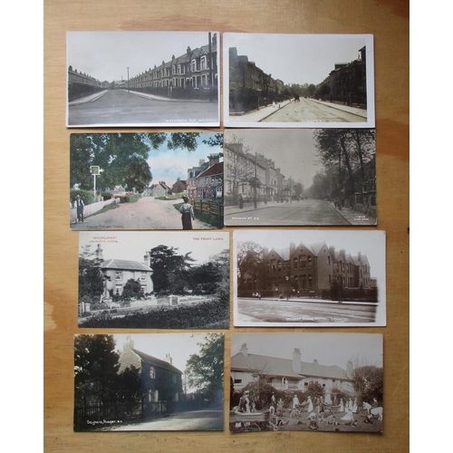 101 - Misc. coln. with better cards noted of Welgarth Avenue Westhill, Rusper, fire at Anchor Maltings Bis... 