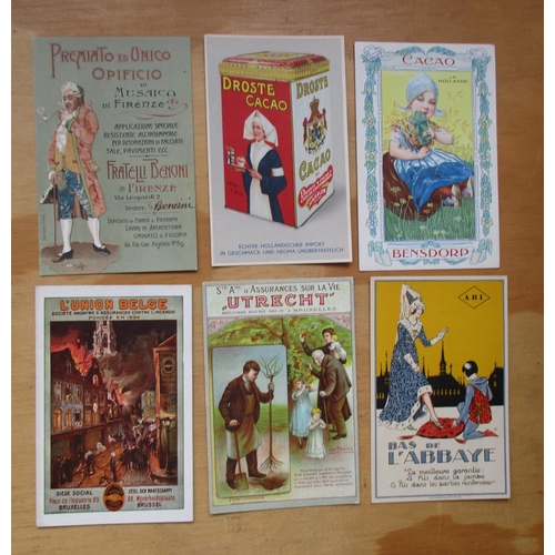 122 - Advertising. Mainly foreign range incl. chocolate related. Droste, Cacaocacao, Bensdorp, Suchard, Pe... 