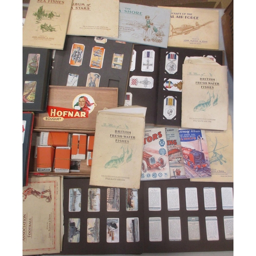 15 - Accumulation of various cigarette cards and sets, mixture of loose or in albums, majority Players an... 