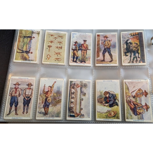 17 - Collection of complete and part sets in one album, generally good to very good condition, with Galla... 