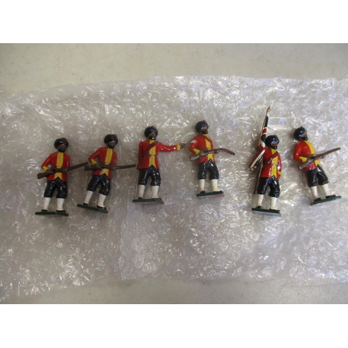 198 - Mixed collection with boxed John Hill Combat Troops set of 7 No 110, Britains Grenadier Guards set o... 