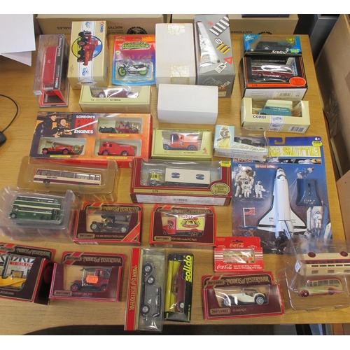 216 - 1980s onwards collection of cars, lorries, aeroplanes, buses etc, generally good plus to excellent i... 