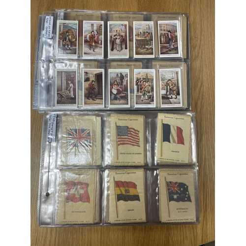 22 - Collection in plastic sleeves and stock books including sets with Players RAF Badges, Coronation ser... 