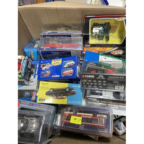 236 - 1980-2000s collection of cars, lorries, buses, etc, various Batman and James Bond items, generally g... 