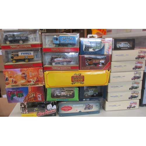 263 - Collection of various die cast vehicles, generally mint in excellent to near mint boxes, includes Co... 