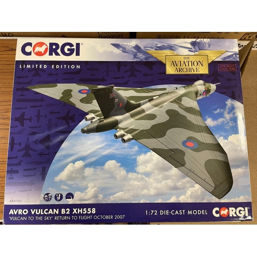 297 - Corgi AA. Collection with 1/72 Consolidated Liberator No AA34002, AVRO Vulcan No AA27201 and Short S... 