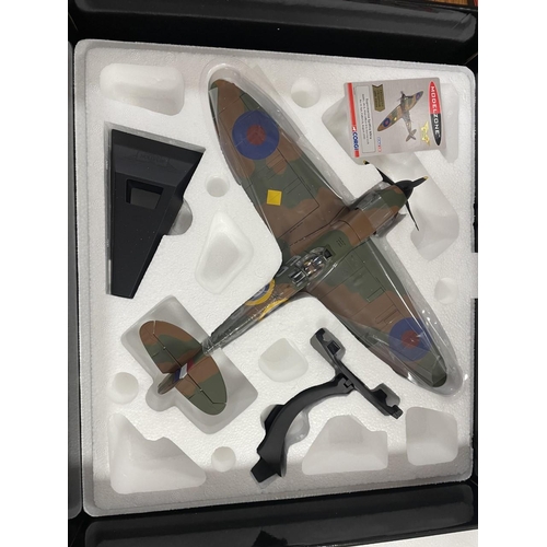 298 - Corgi AA. Collection with 1/72 Short Sunderland MKIII No AA27501, 1/32 Supermarine Spitfire MKla No ... 