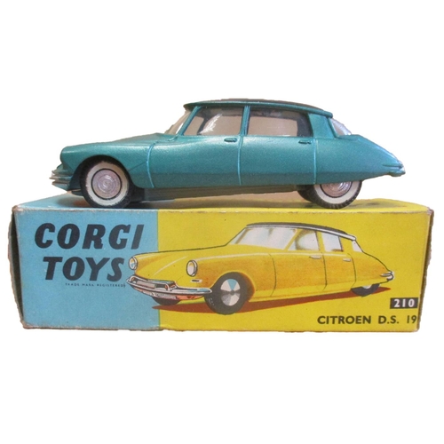 304 - Corgi. Range of vehicles, generally excellent in near excellent to excellent boxes, with 209, 210, 3... 