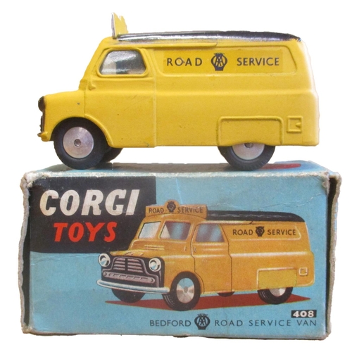 304 - Corgi. Range of vehicles, generally excellent in near excellent to excellent boxes, with 209, 210, 3... 