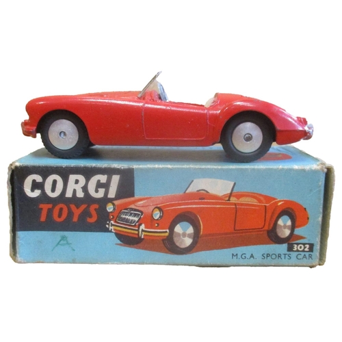 304 - Corgi. Range of vehicles, generally excellent in near excellent to excellent boxes, with 209, 210, 3... 