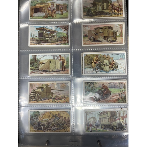 31 - Collection in 6 albums with complete sets including Ogdens Whaling, Players Aviary and Cage Birds, G... 