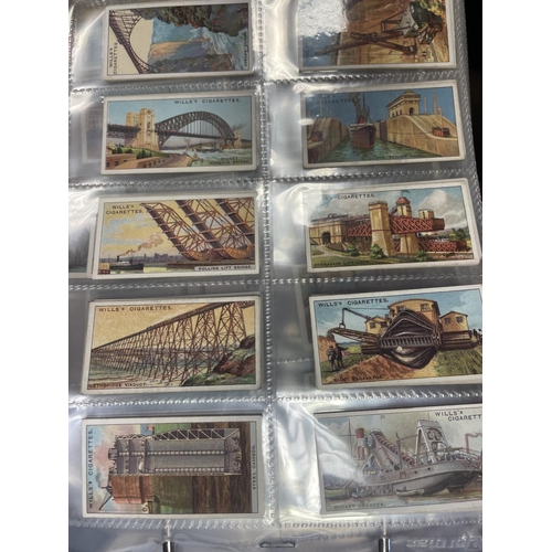 31 - Collection in 6 albums with complete sets including Ogdens Whaling, Players Aviary and Cage Birds, G... 