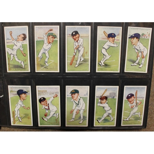 38 - Collection of complete and part sets in 4 albums and 6 frames, generally very good condition with, W... 