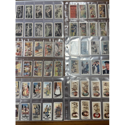 39 - Collection in plastic sleeves with complete sets including Gallaher 1937 The Navy (Park Drive), Mitc... 