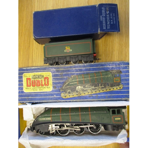 425 - Hornby Dublo. Collection with BR maroon 46245 City of London 4-6-2 No 2226, BR green 60016 Silver Ki... 