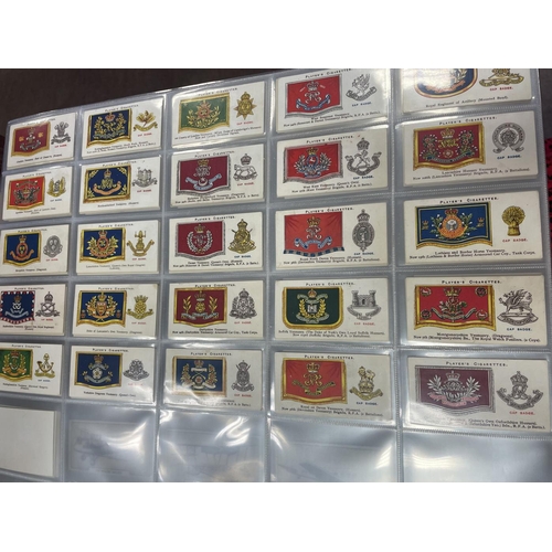 46 - Collection with complete sets including Wills Cinema Stars, Roses, Phillips Soldiers of The King, Pl... 