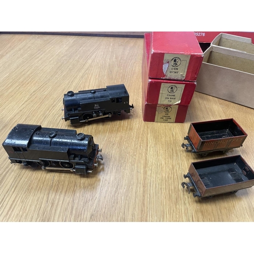 460 - TTR. Collection with OO gauge locomotives British Railways 63 0-4-0 boxed and LMS 39 0-4-0 unboxed, ... 