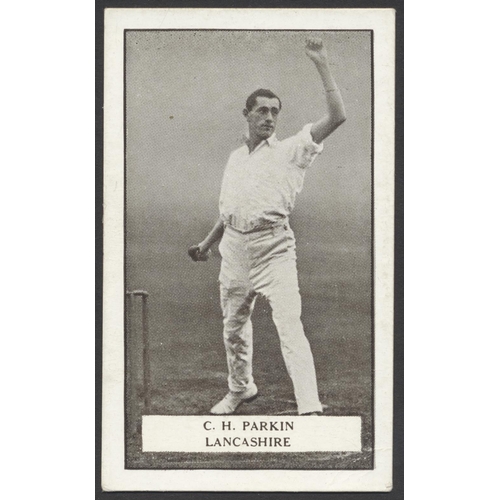 50 - Gallaher. 1926 Famous Cricketers complete set in plastic sleeves generally fair to good. Cat. £400. ... 