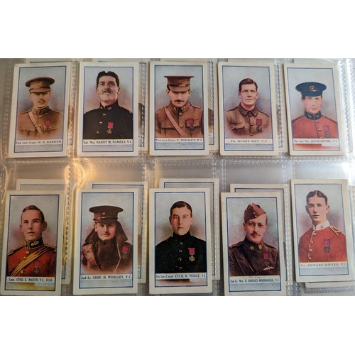 54 - Gallaher. 1915-1918. V.C Heroes series 1-8. Generally good to very good condition. (R)