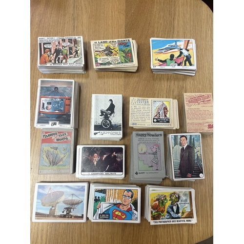 61 - Collection with loose cards including Anglo Confectionary Joe 90 set, Captain Scarlet and the Myster... 