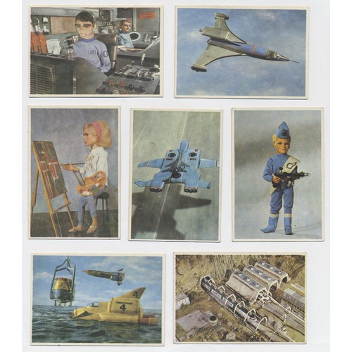 61 - Collection with loose cards including Anglo Confectionary Joe 90 set, Captain Scarlet and the Myster... 