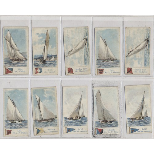 14 - Collection of complete and part sets in leaves, generally good condition, with Richmond's 1900 Yacht... 