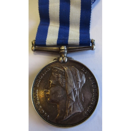 15 - 1882 Egypt Medal (1882) no clasp re-named in neat capitals to No 961 C. Of H. C. Carr 1st Life Guard... 