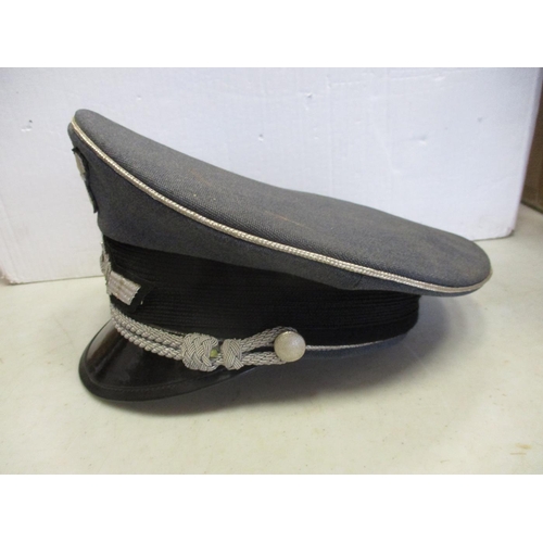 151 - Third Reich reproduction headgear with Luftwaffe Officer's peaked cap, Army Officer's peaked cap, De... 