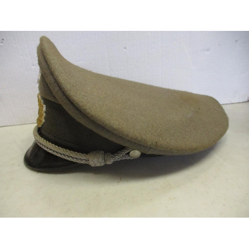 151 - Third Reich reproduction headgear with Luftwaffe Officer's peaked cap, Army Officer's peaked cap, De... 