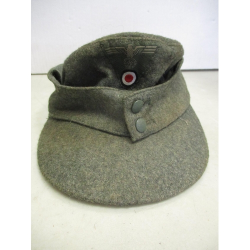 151 - Third Reich reproduction headgear with Luftwaffe Officer's peaked cap, Army Officer's peaked cap, De... 