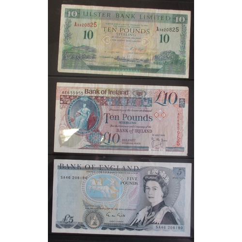 234 - Collection of various world banknotes in album, generally very fine to near uncirculated, includes A... 