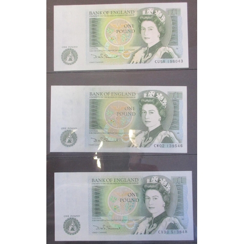 235 - Collection of world banknotes, generally extremely fine to near uncirculated, includes Bank of Engla... 