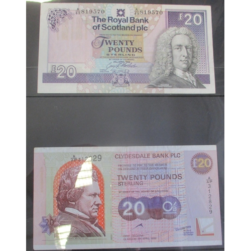 240 - Collection of world banknotes in album, generally very fine to near uncirculated, includes Channel I... 