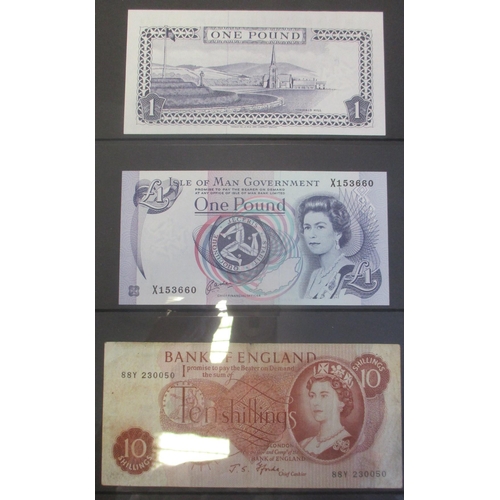 241 - Collection of world banknotes, generally extremely fine to near uncirculated, includes England, Jers... 