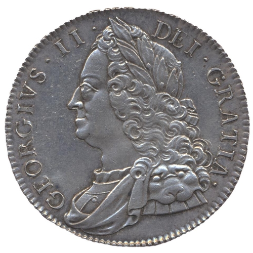 417 - 1751 crown, V. QVARTO, good extremely fine. (See photo) (Y)