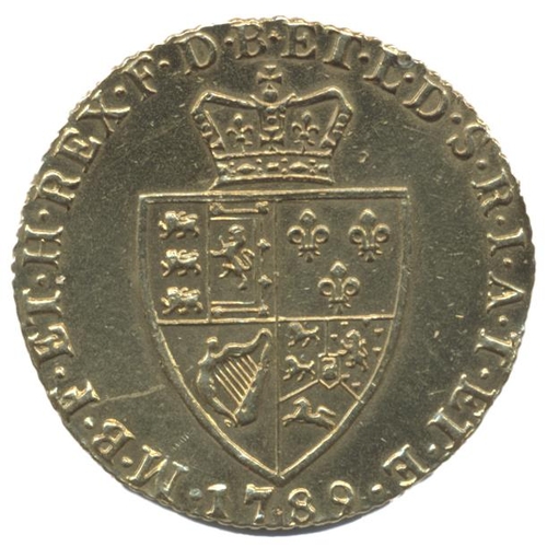 418 - 1789 'Spade' guinea good very fine. (See photo) (Y)