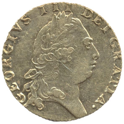 419 - 1793 'Spade' guinea good extremely fine. (See photo) (Y)