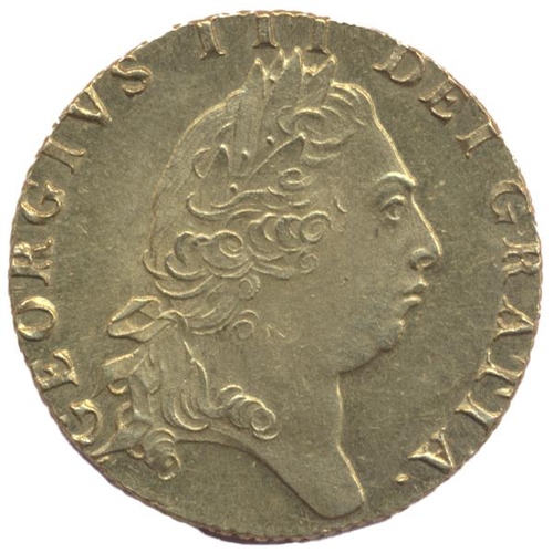 422 - 1798 'Spade' guinea good very fine. (See photo) (Y)