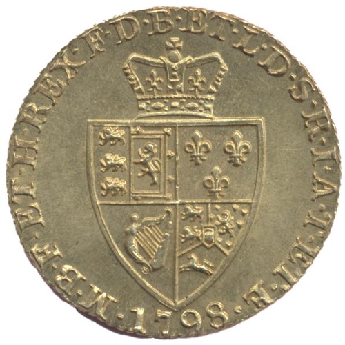 422 - 1798 'Spade' guinea good very fine. (See photo) (Y)