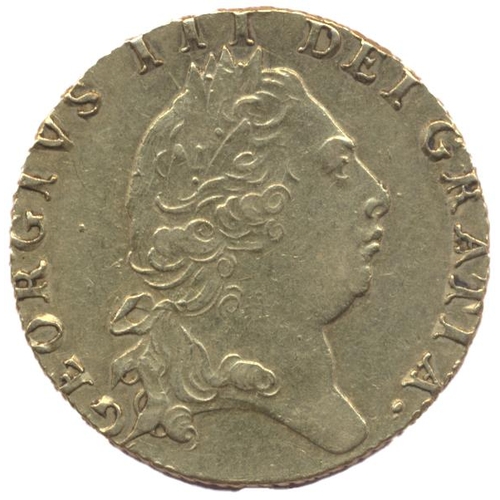 424 - 1799 'Spade' guinea fine. (See photo) (Y)