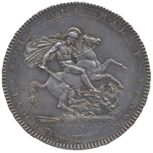433 - 1818 LIX crown about uncirculated, reflective fields, pleasantly toned. (See photo) (Y)