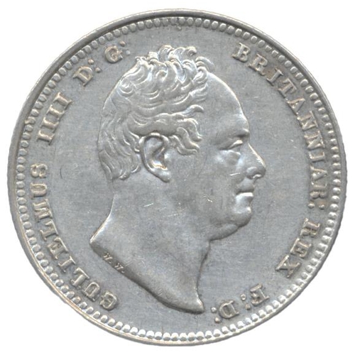 446 - 1834 shilling extremely fine. (See photo) (Y)