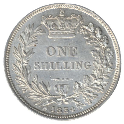 446 - 1834 shilling extremely fine. (See photo) (Y)