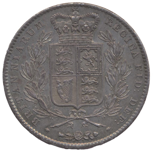 454 - 1844 crown, star stops, good extremely fine, carbon spot on neck. (See photo) (Y)