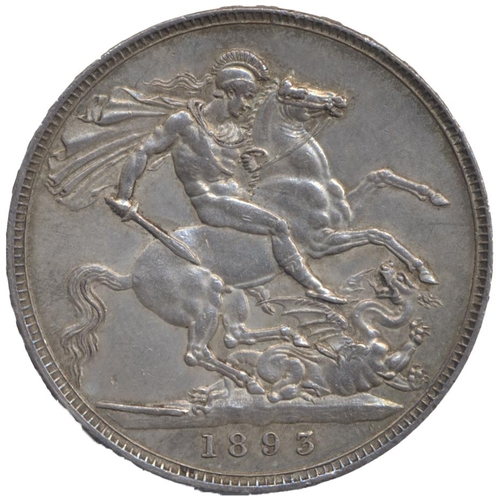 460 - 1893LVIII crown good extremely fine. (See photo) (Y)