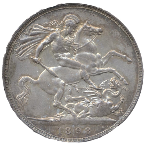 470 - 1898LXI crown good extremely fine. (See photo) (Y)