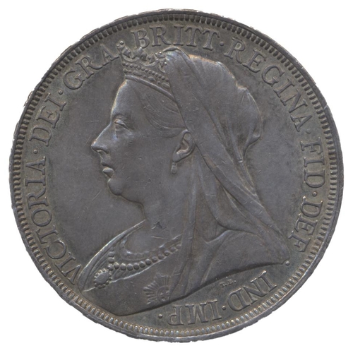 472 - 1900LXIII crown nearly uncirculated. (See photo) (Y)