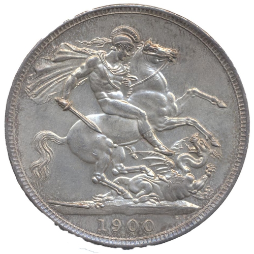 472 - 1900LXIII crown nearly uncirculated. (See photo) (Y)